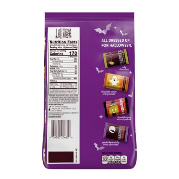 Hershey's Miniatures Assorted Chocolate Halloween Candy Bulk Variety Bag