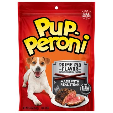 Pup-Peroni Prime Rib Flavor Dog Snacks, 5.6 oz