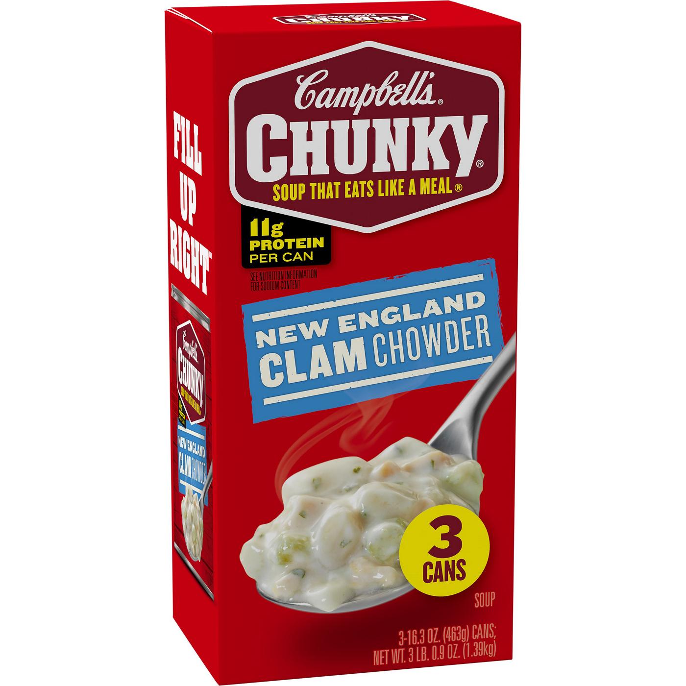 Campbell's Chunky Chunky New England Clam Chowder; image 3 of 3