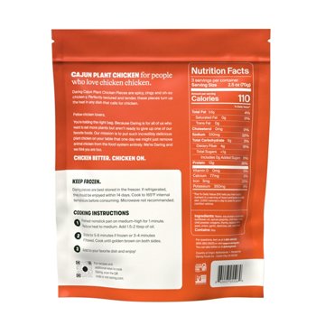 Daring Cajun Plant Chicken Pieces, 8 oz