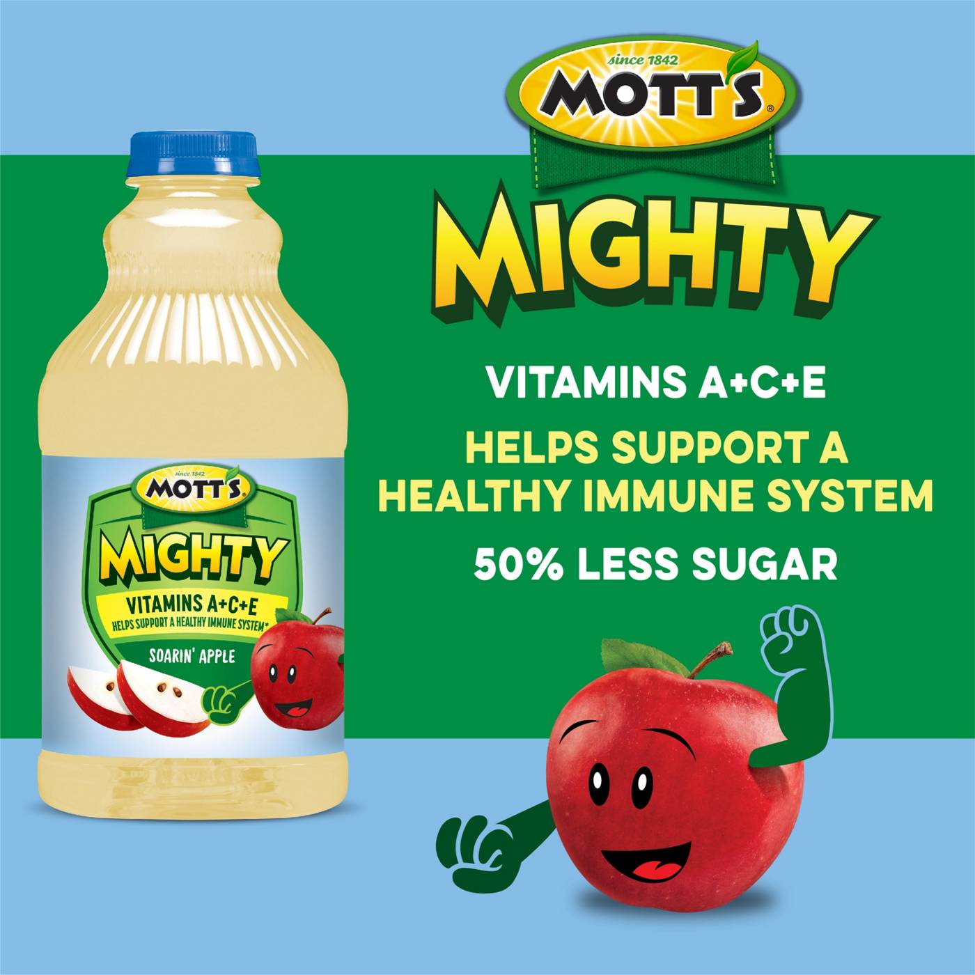 Mott's Mighty Soarin' Apple Juice; image 3 of 6