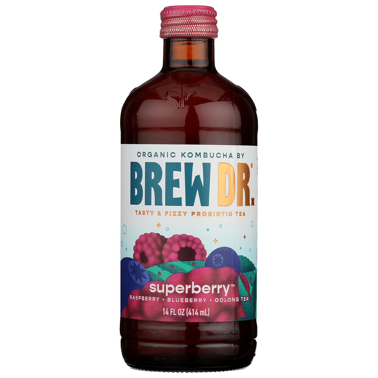 Brew Dr. Kombucha Superberry - Shop Tea at H-E-B