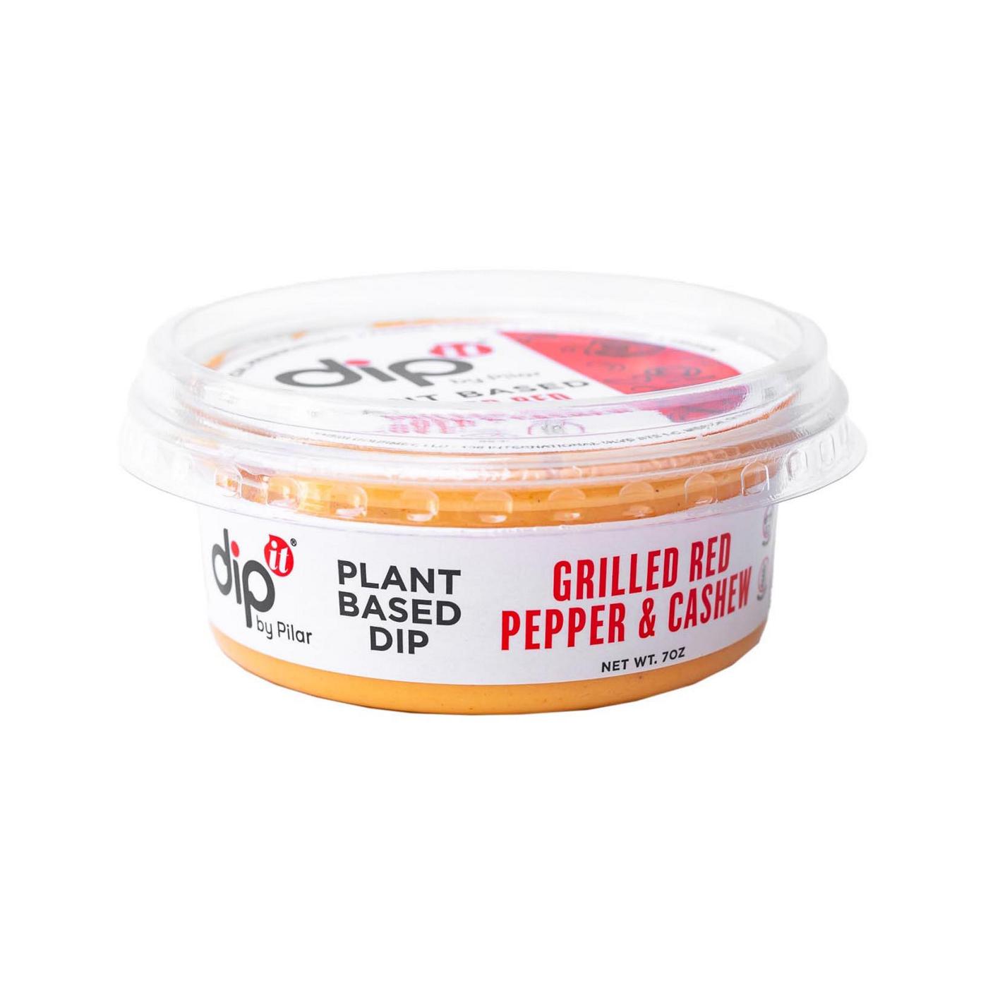 Dip It Plant-Based Grilled Red Pepper & Cashew Dip; image 2 of 2
