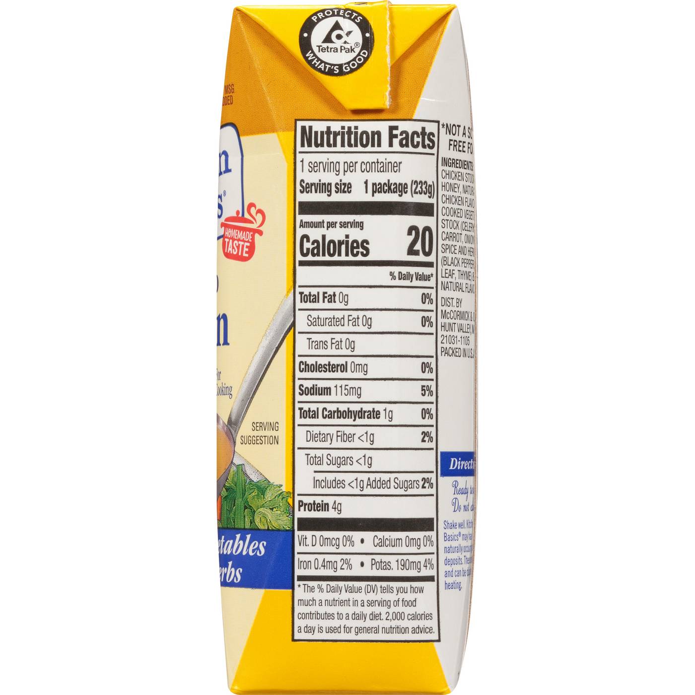 Kitchen Basics Unsalted Chicken Stock Shop Broth & bouillon at HEB