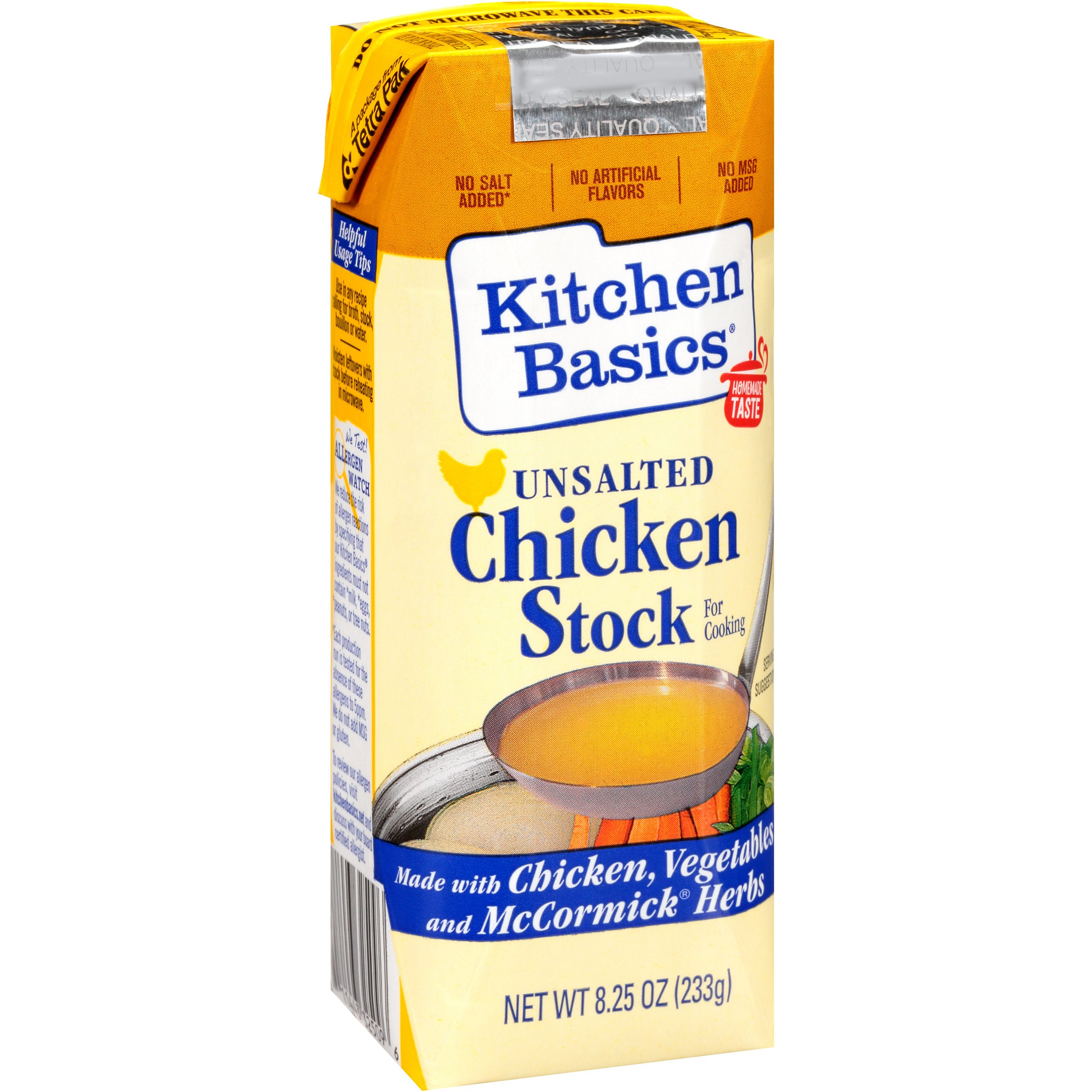 Kitchen Basics Unsalted Chicken Stock Shop Broth Bouillon At H E B   006473012 3