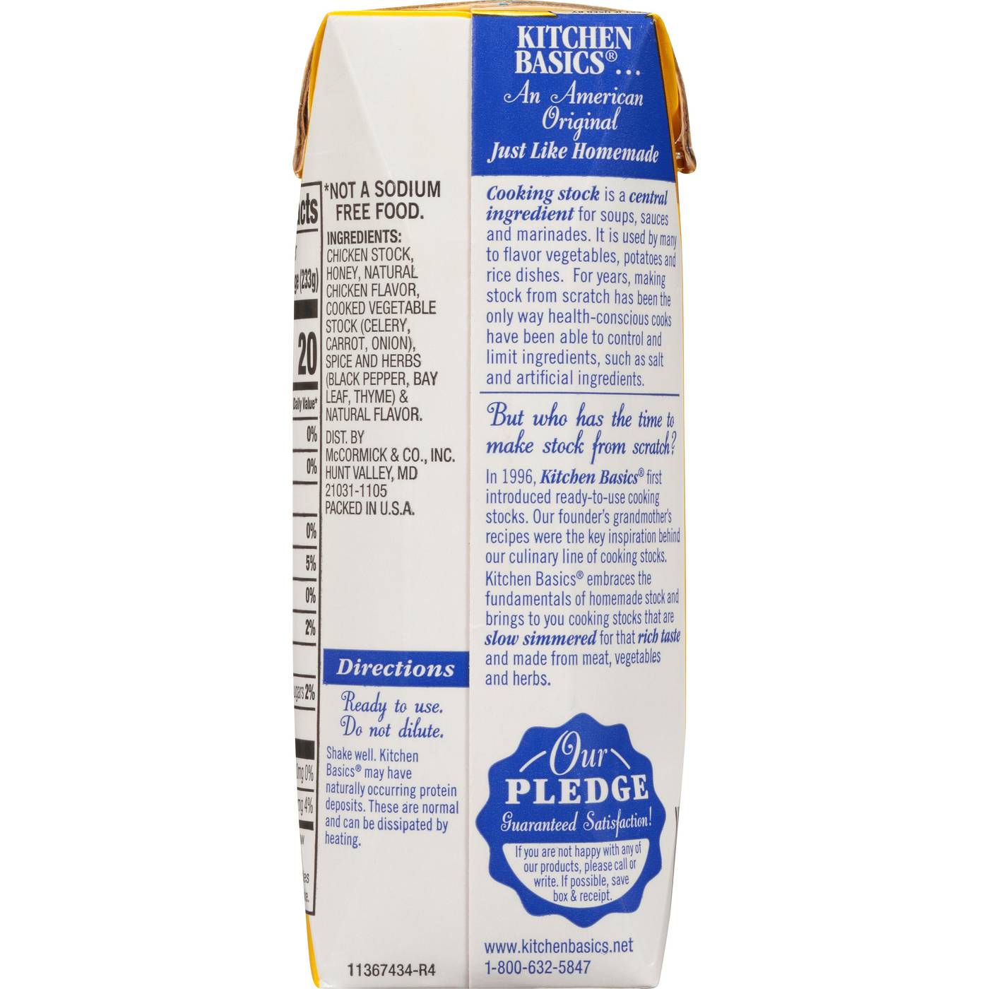 Kitchen Basics Unsalted Chicken Stock Shop Broth & bouillon at HEB