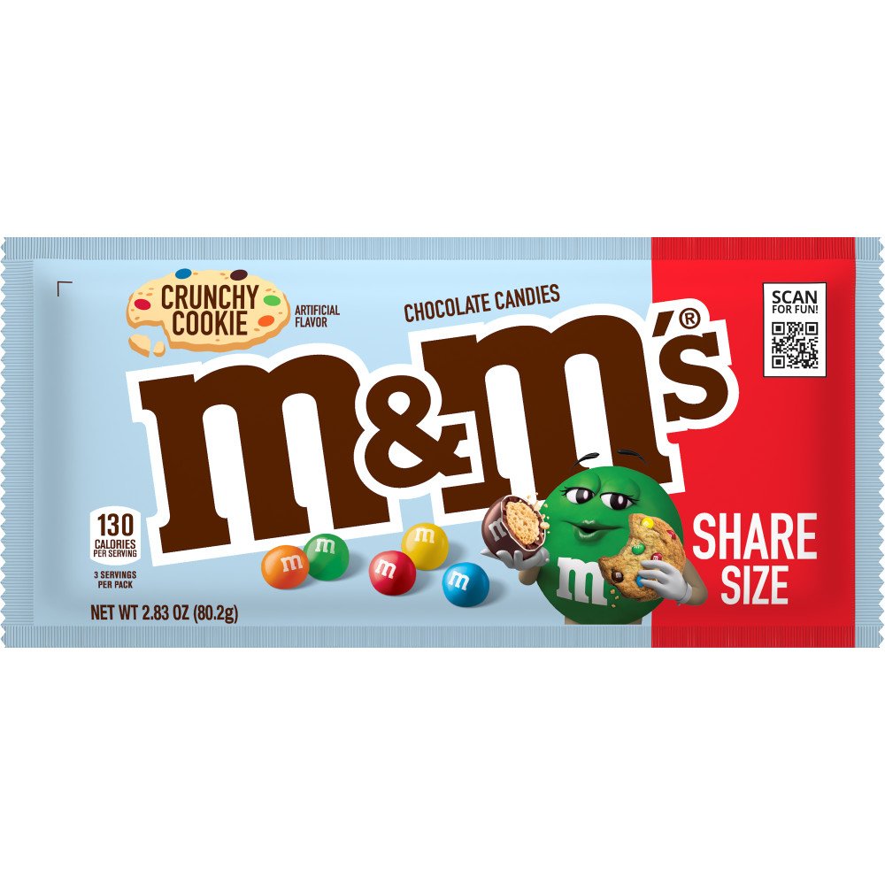 M&M'S Crunchy Cookie Chocolate Candy - Share Size - Shop Candy at H-E-B