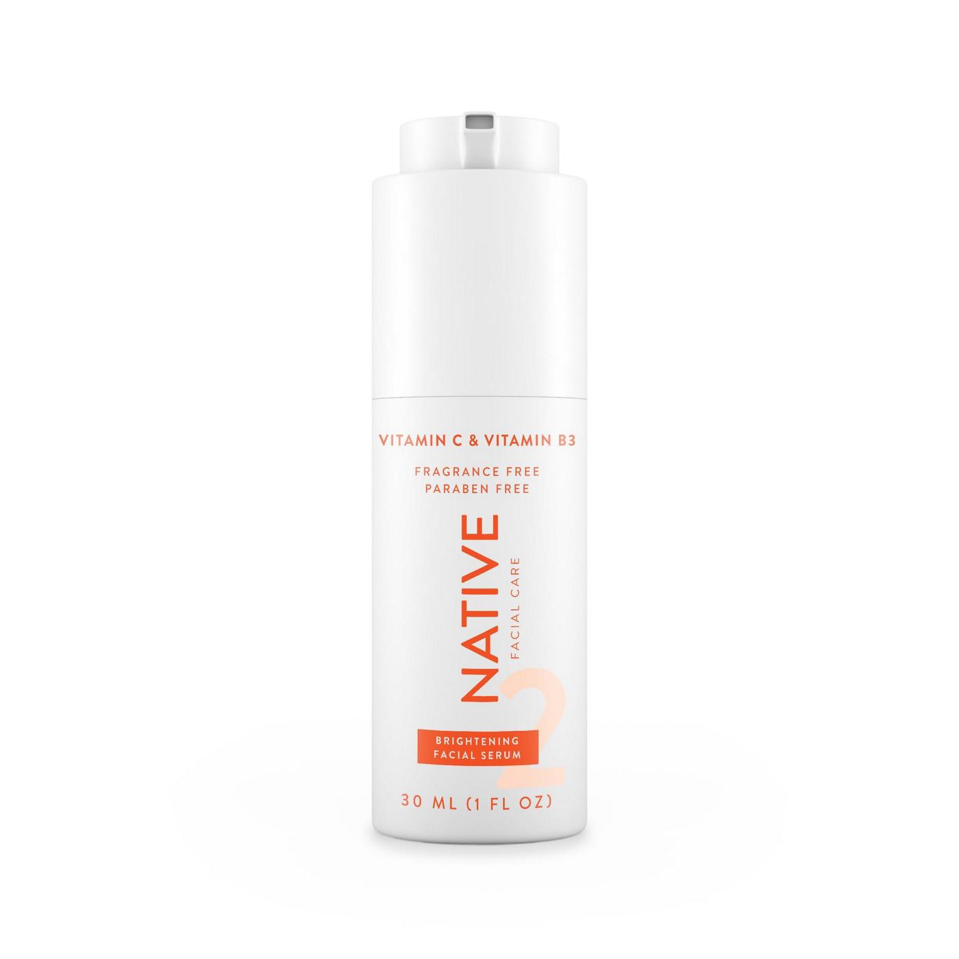 Native Brightening Facial Serum Vitamin C & Vitamin B3; image 1 of 2
