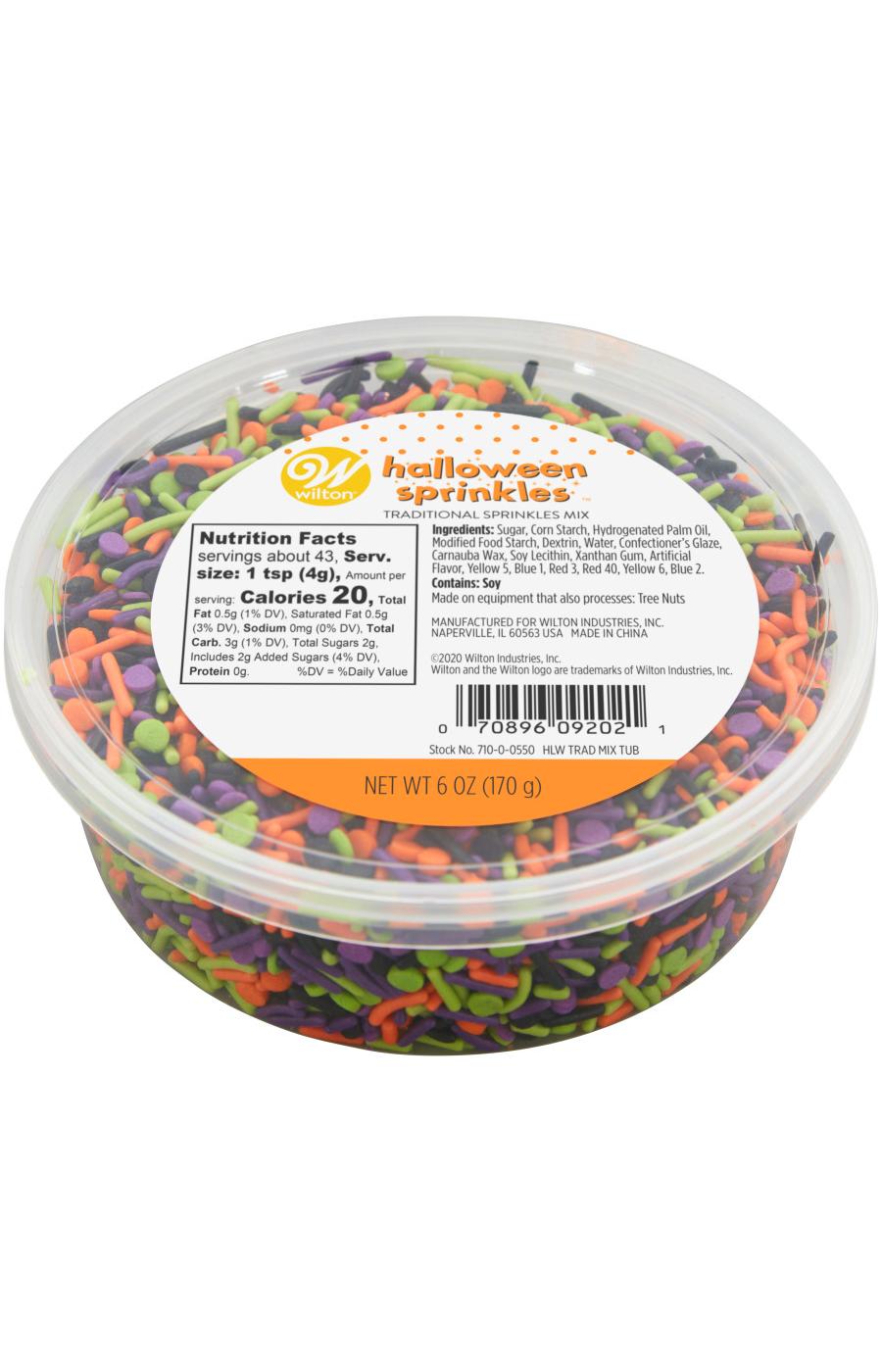 Wilton Halloween Sprinkles Traditional Sprinkles Mix; image 1 of 2