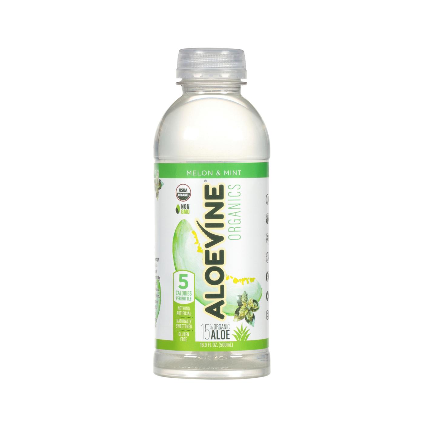 Aloevine Organics Melon & Mint Drink; image 1 of 3