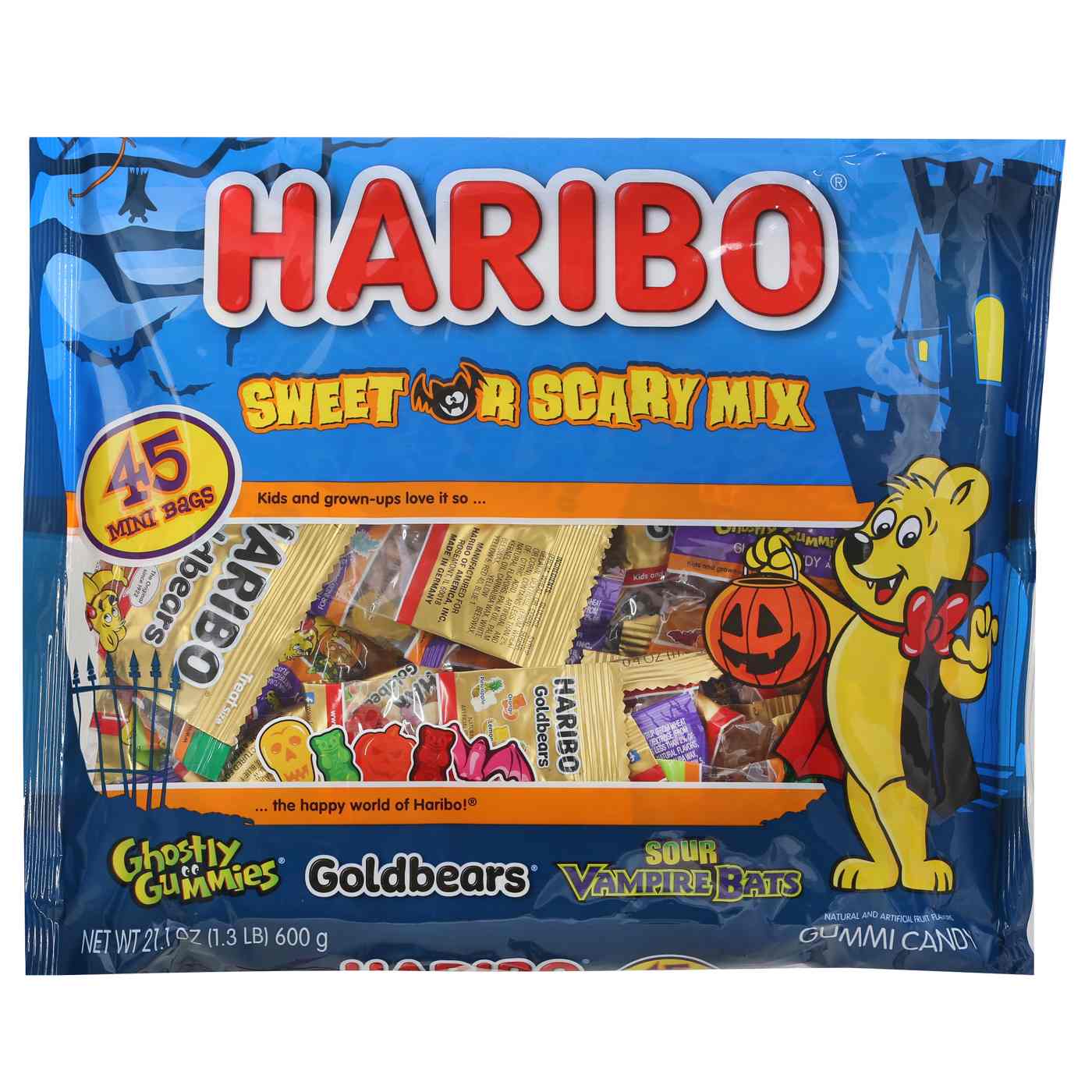 Haribo Sweet or Scary Mix Halloween Candy; image 1 of 3