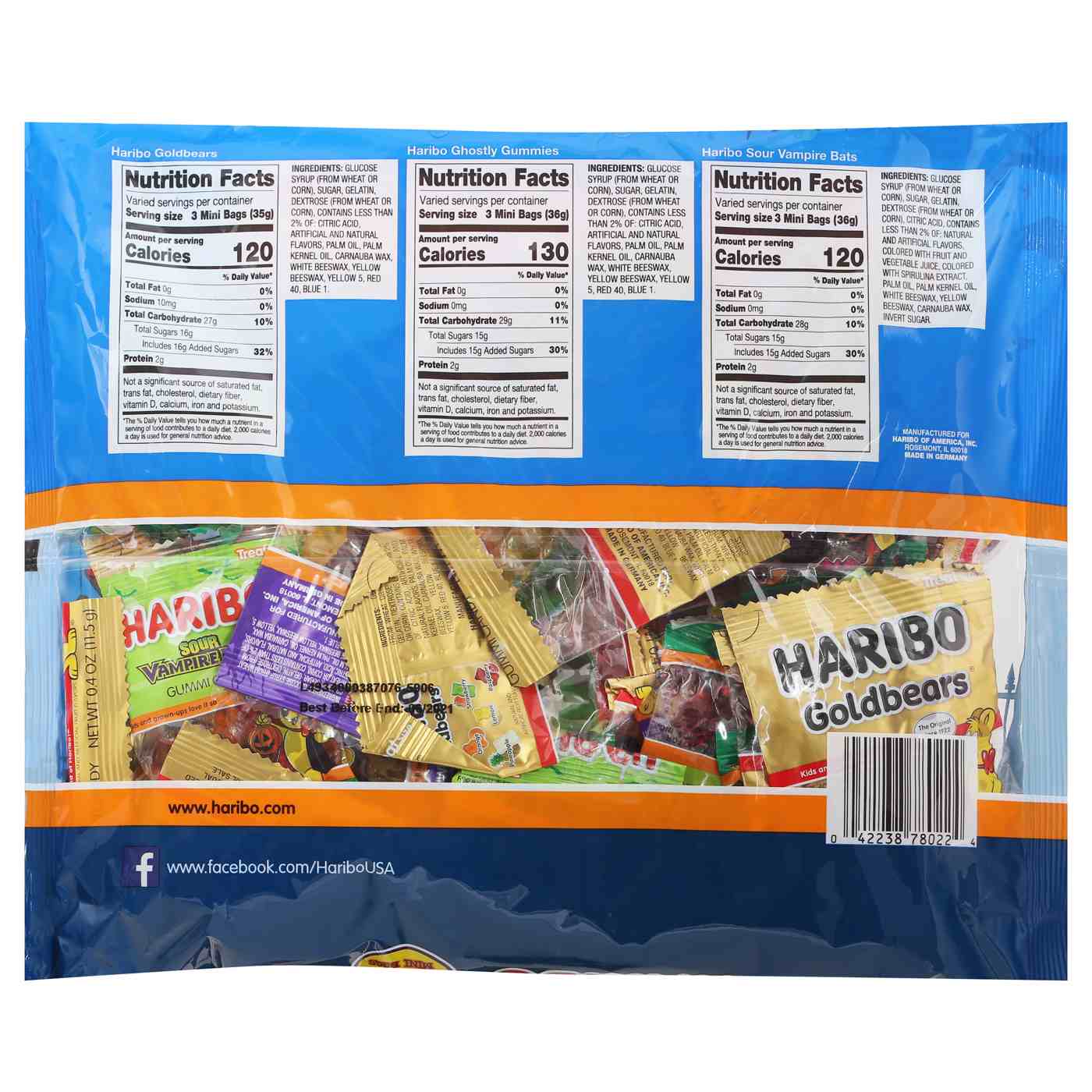 Haribo Sweet or Scary Mix Halloween Candy; image 2 of 3