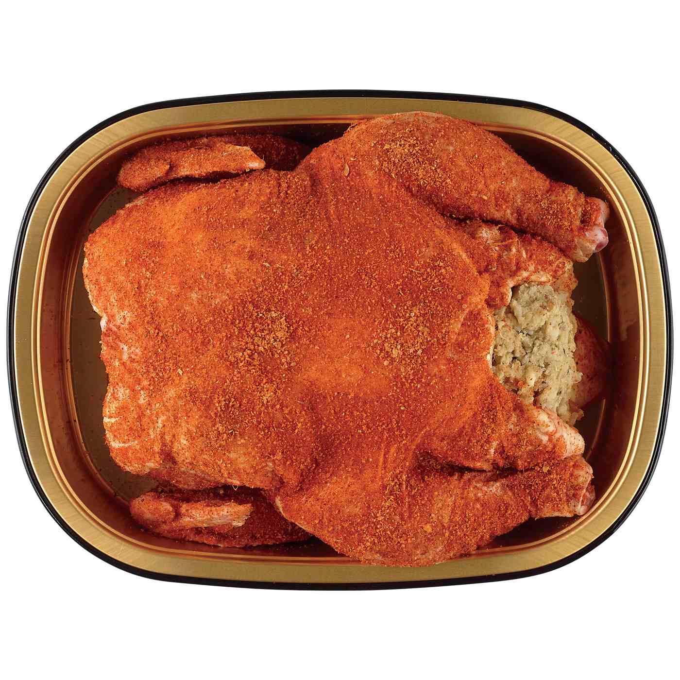 Meal Simple by H-E-B Cajun-Seasoned Whole Chicken & Boudin Stuffing; image 1 of 5