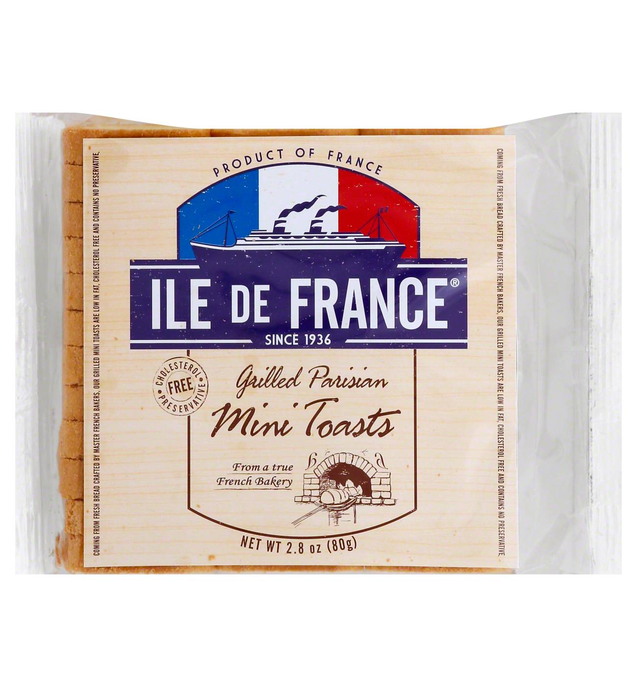 ILE DE FRANCE Grilled Parisian Mini Toasts Bread; image 1 of 2