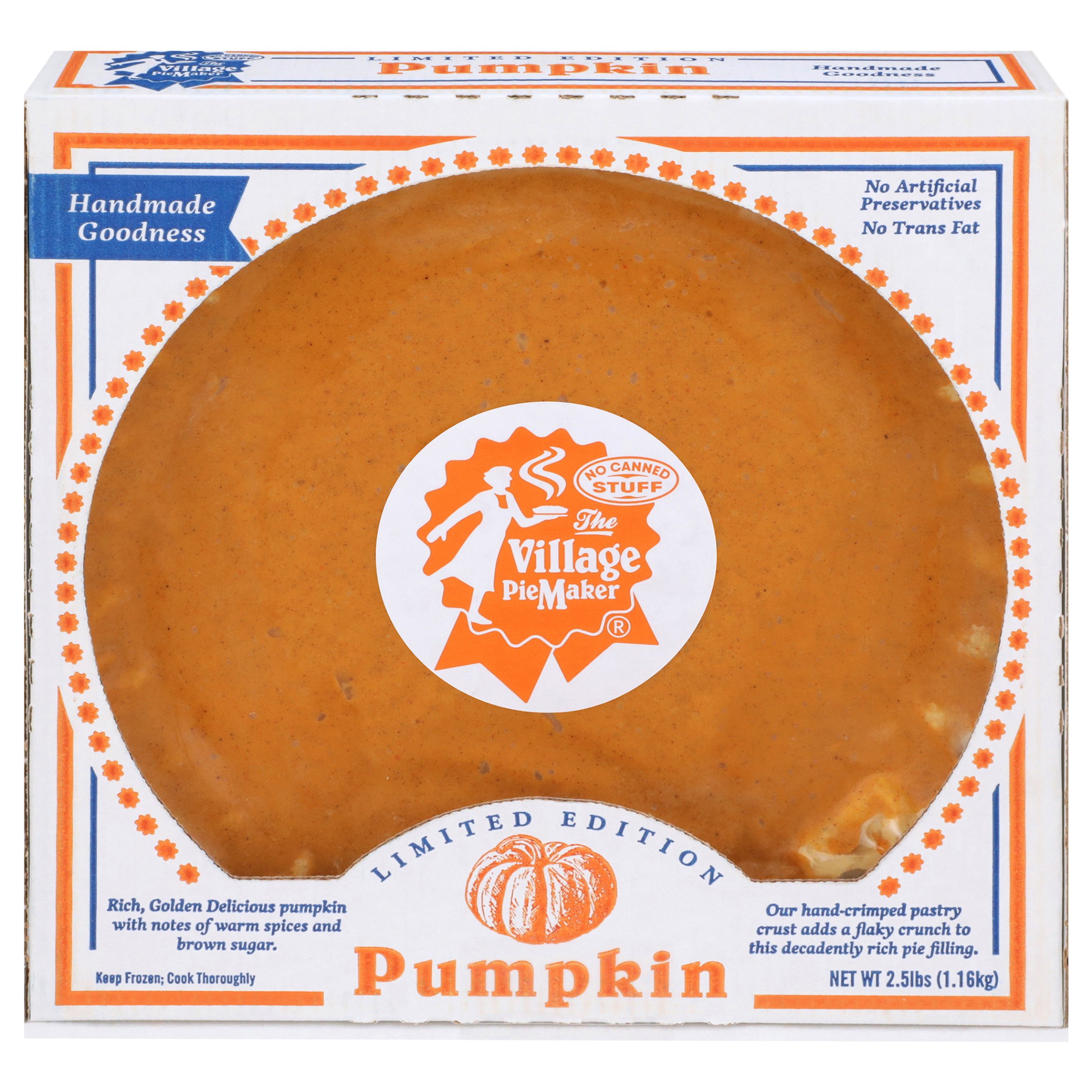 The Village Piemaker Pumpkin Pie - Shop Desserts & Pastries At H-E-B