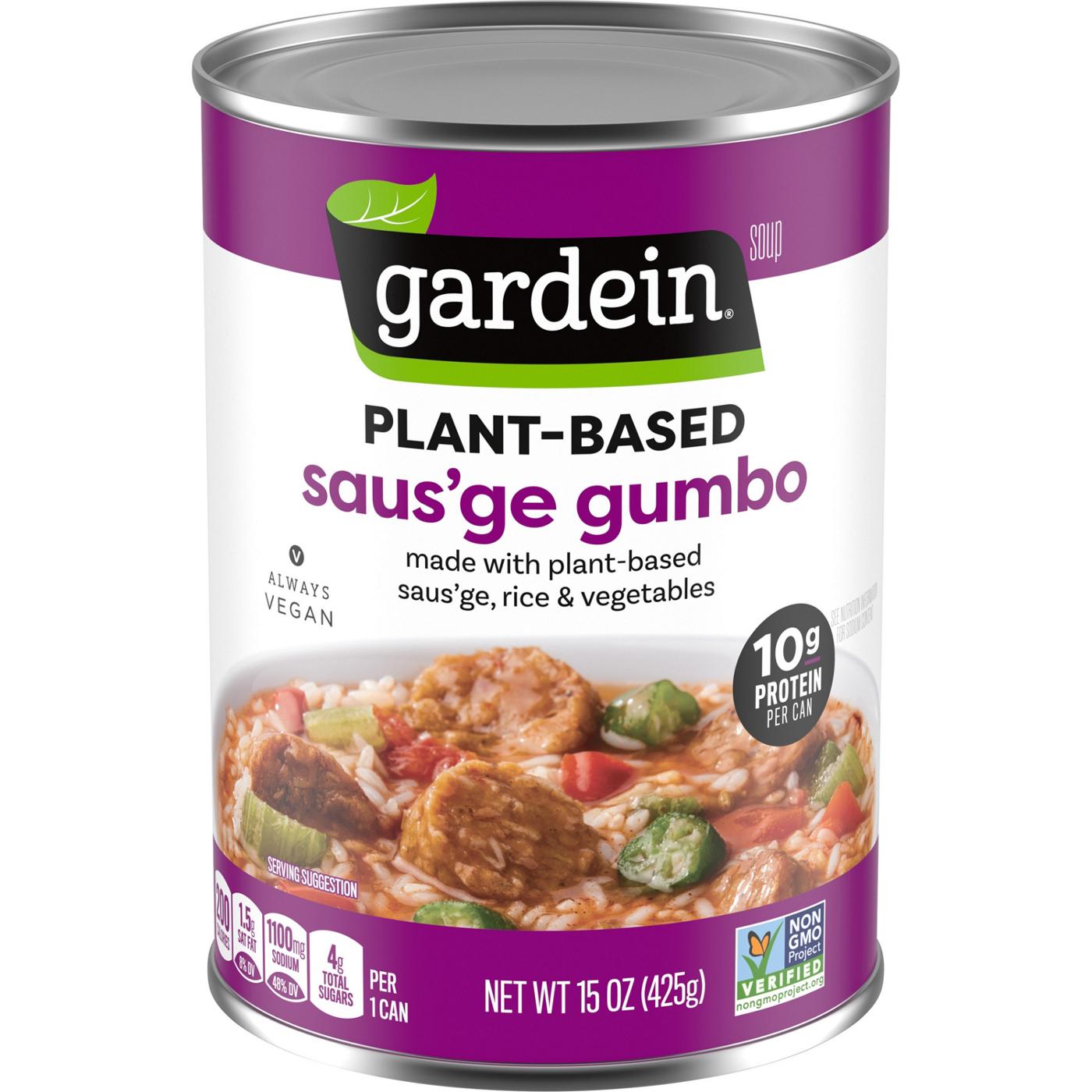 Gardein Plant-Based Saus'ge Gumbo Soup; image 1 of 6