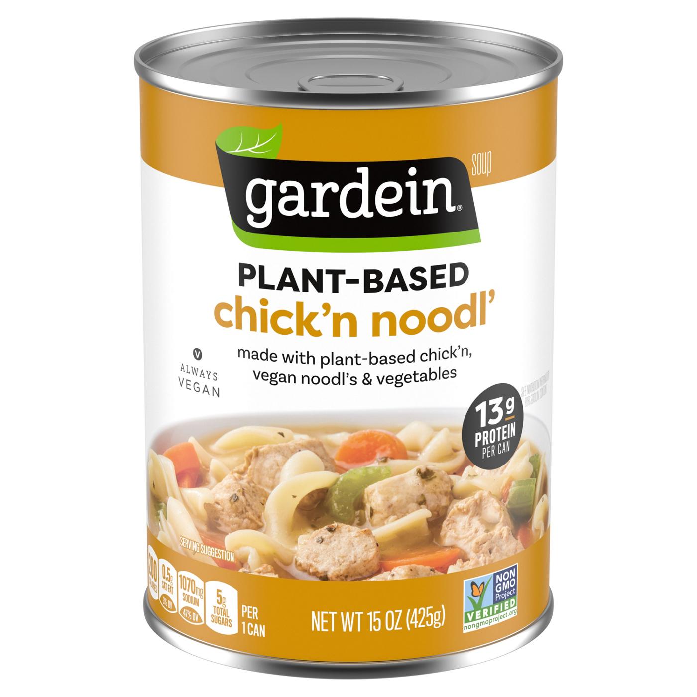 Gardein Vegan Plant-Based Chick'n Noodl' Soup; image 1 of 6