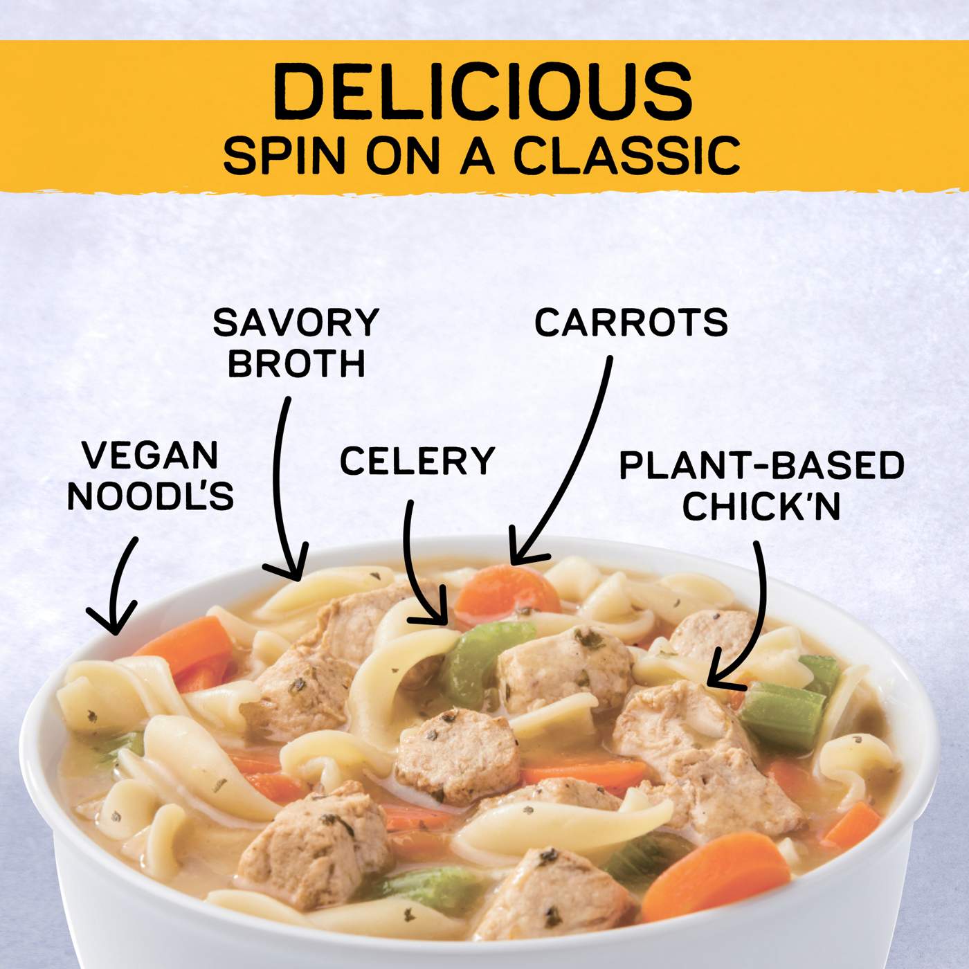 Gardein Vegan Plant-Based Chick'n Noodl' Soup; image 2 of 6