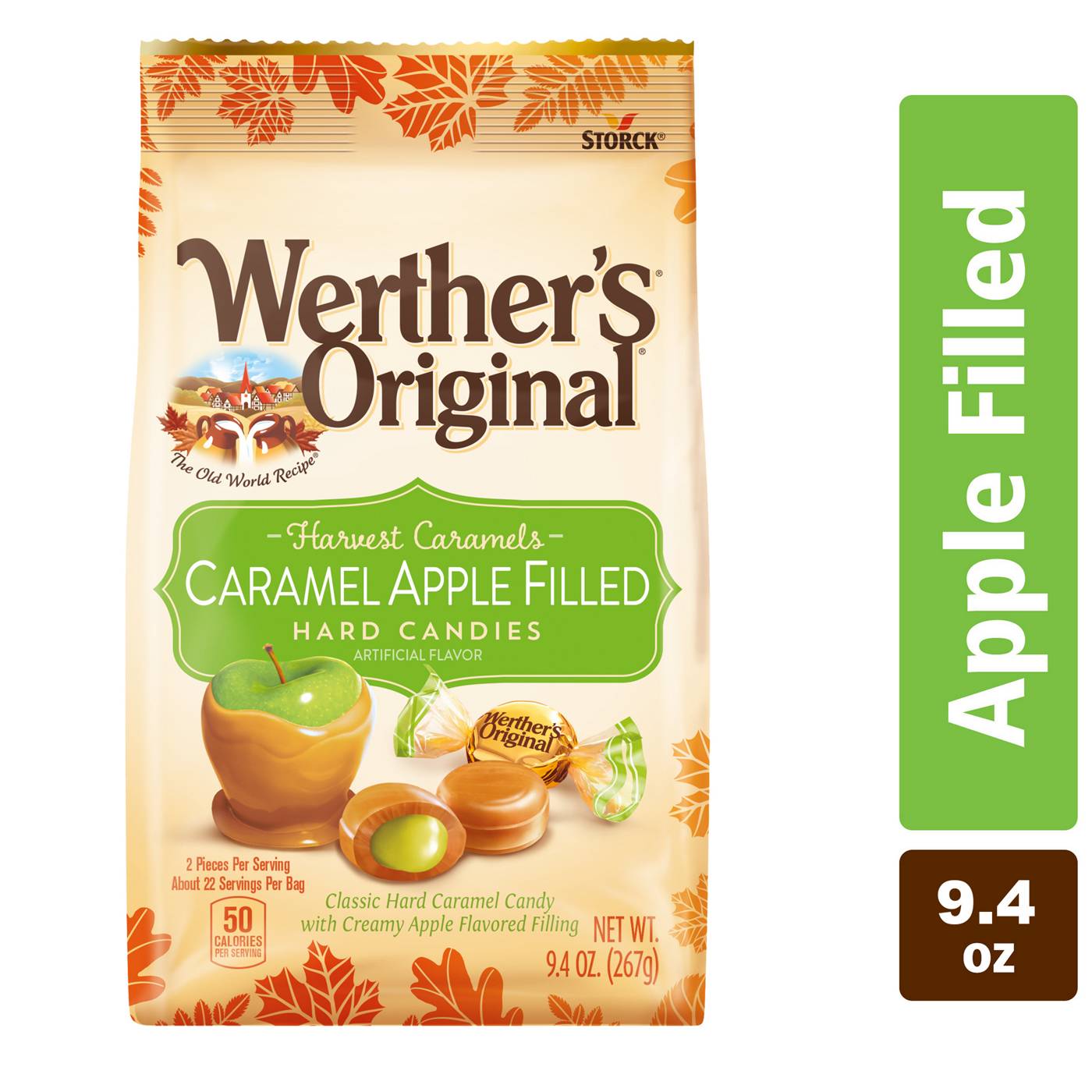 Werther's Original Caramel Apple Filled Harvest Hard Caramels; image 3 of 7