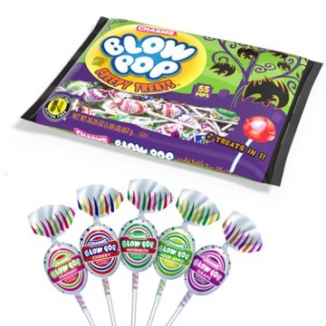 Charms Blow Pop Creepy Treats Halloween Candy