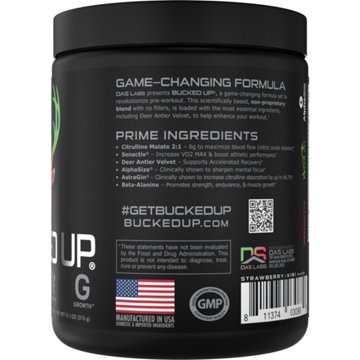 Bucked Up Pre-Workout - Strawberry Kiwi