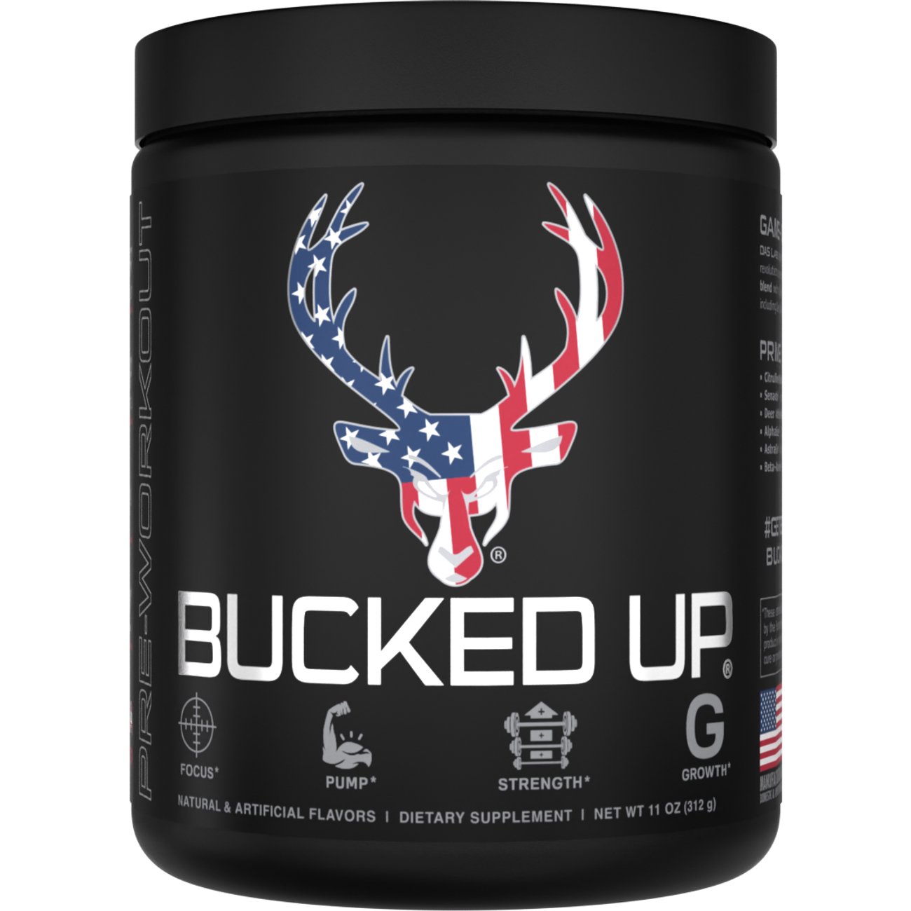 Bucked Up Pre-Workout - 'Merica Rocket Pop, 11 oz