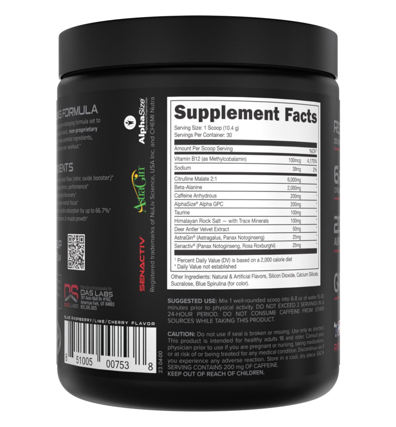 Bucked Up Pre-Workout - 'Merica Rocket Pop; image 2 of 4