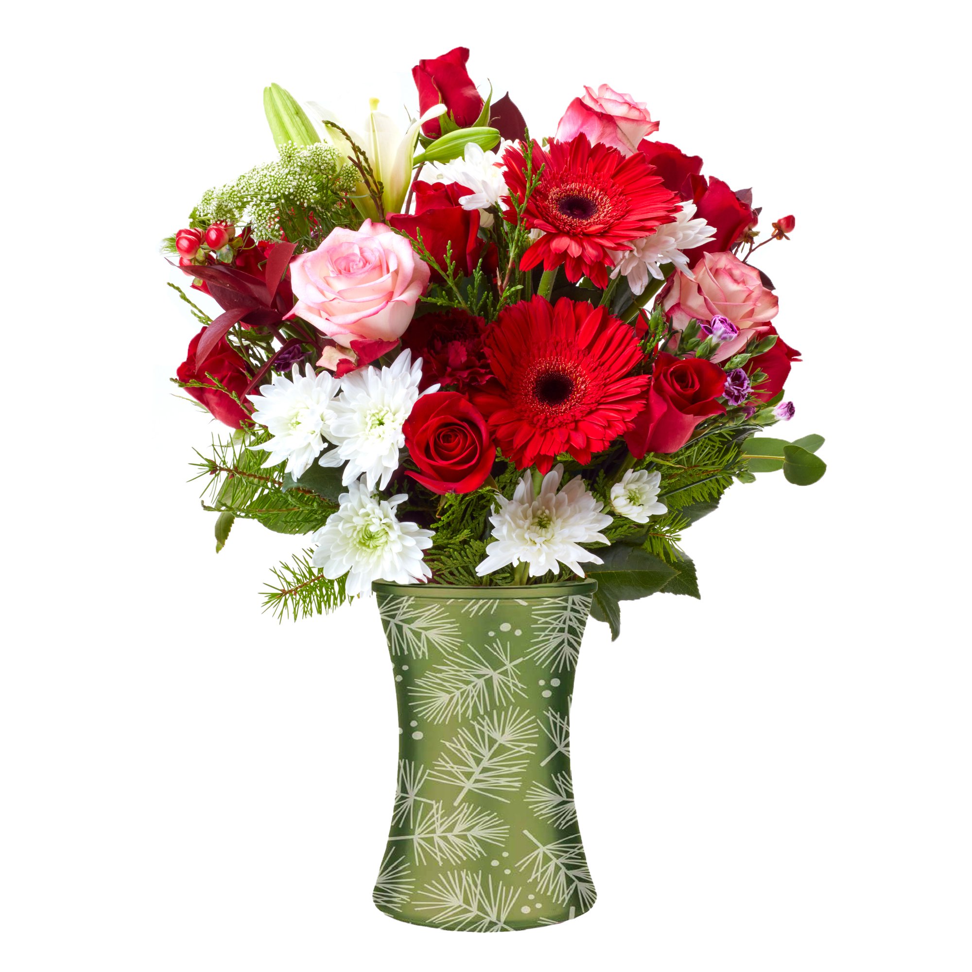 BLOOMS by HEB Winter Pine Floral Arrangement Shop Flowers