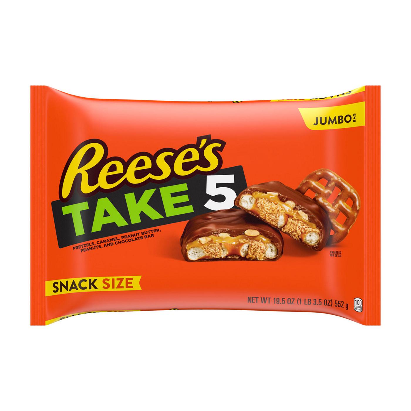 Reese's Take5 Snack Size Candy Bars - Jumbo Bag; image 1 of 5
