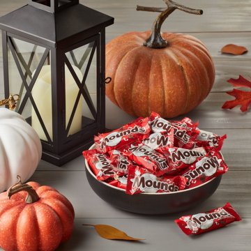 Mounds Coconut And Dark Chocolatey Snack Size Halloween Candy Bag