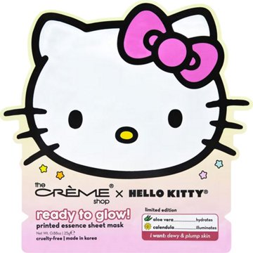 The Crème Shop Hello Kitty Ready To Glow Essence Sheet Mask