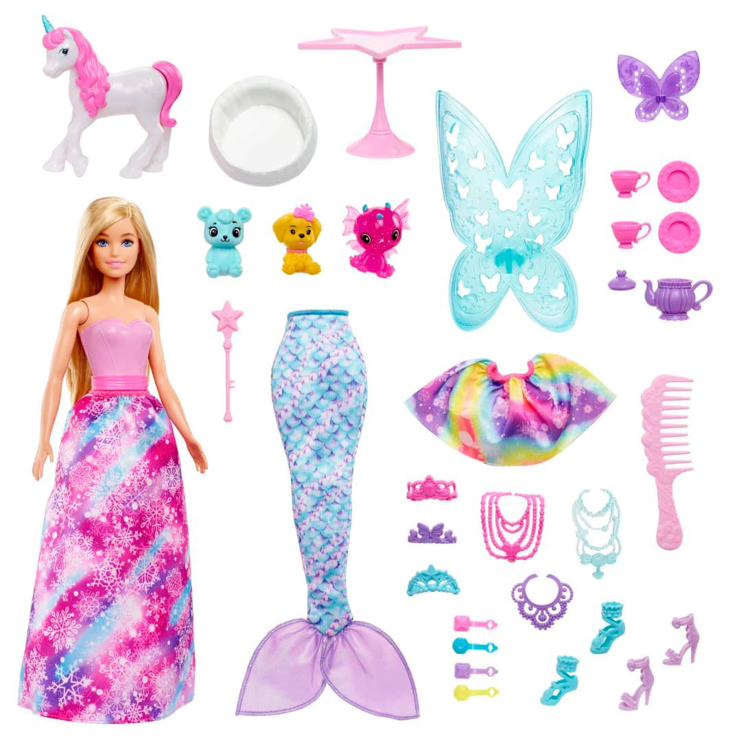 Barbie Dreamtopia Princess Doll - Pink Crown - Shop Action Figures & Dolls  at H-E-B