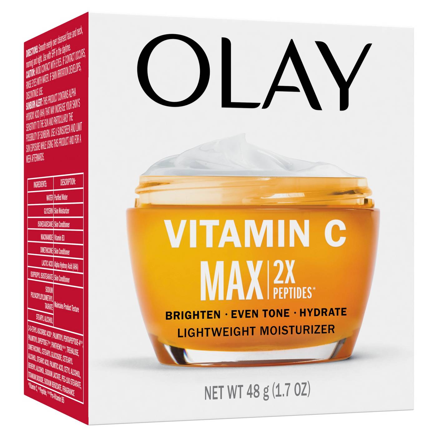 Olay Regenerist Vitamin C + Peptide 24 Max Hydrating Moisturizer; image 4 of 6