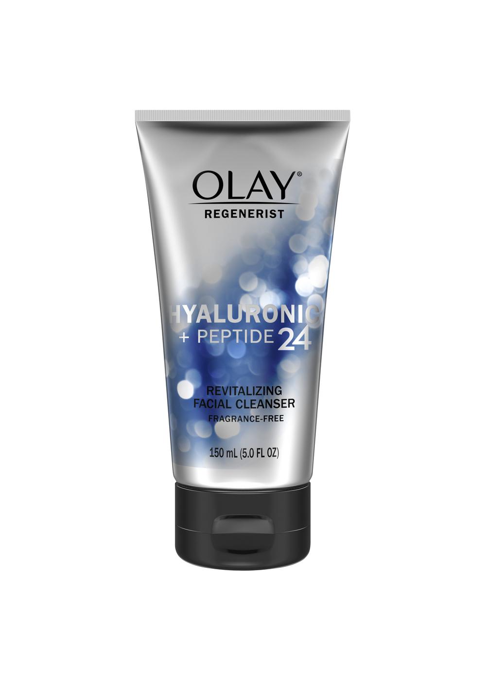 Olay Regenerist Hyaluronic + Peptide 24 Revitalizing Facial Cleanser; image 1 of 2