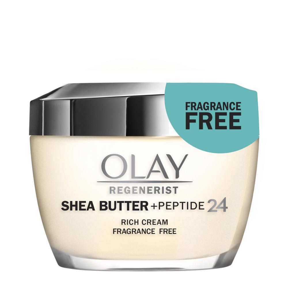 Olay Regenerist Shea Butter + Peptide 24 Rich Cream; image 2 of 3