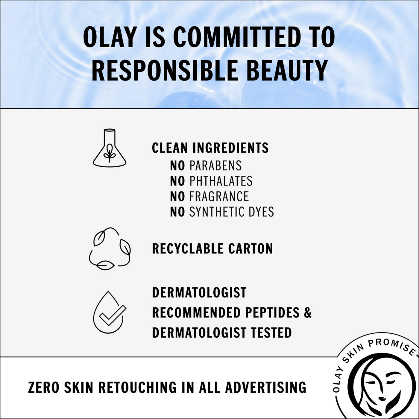 Olay Hyaluronic + Peptide 24 Hydrating Serum; image 2 of 2