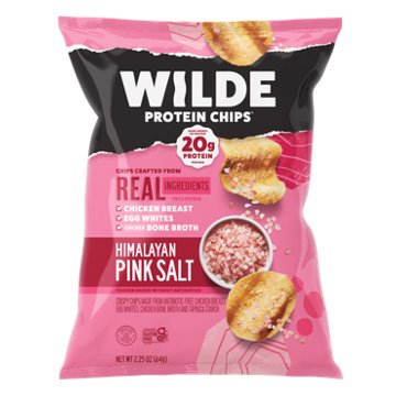 WILDE 10g Protein Chicken Chips - Himalayan Pink Salt