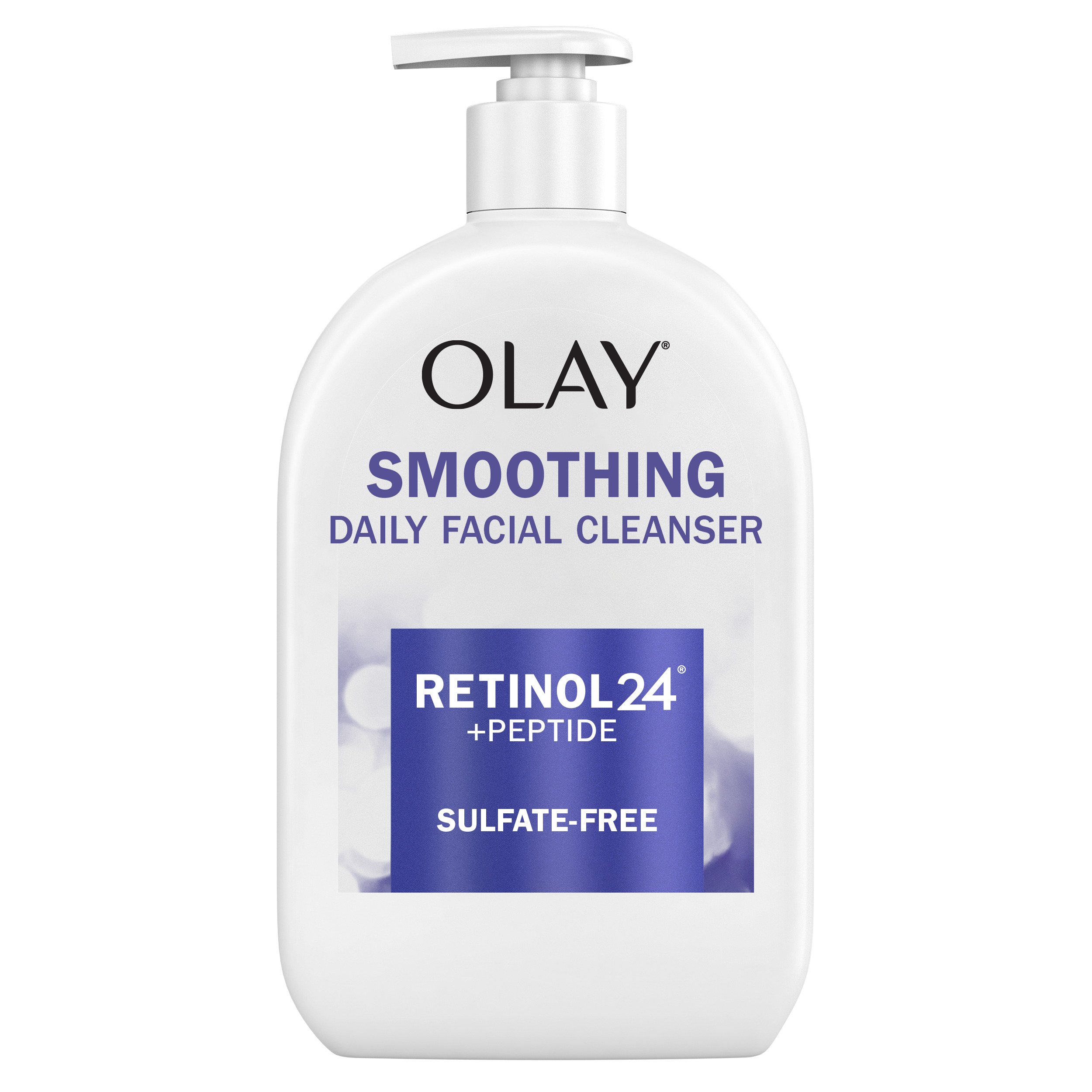 Olay Smoothing Daily Facial Cleanser Retinol 24 + Peptide Shop Facial