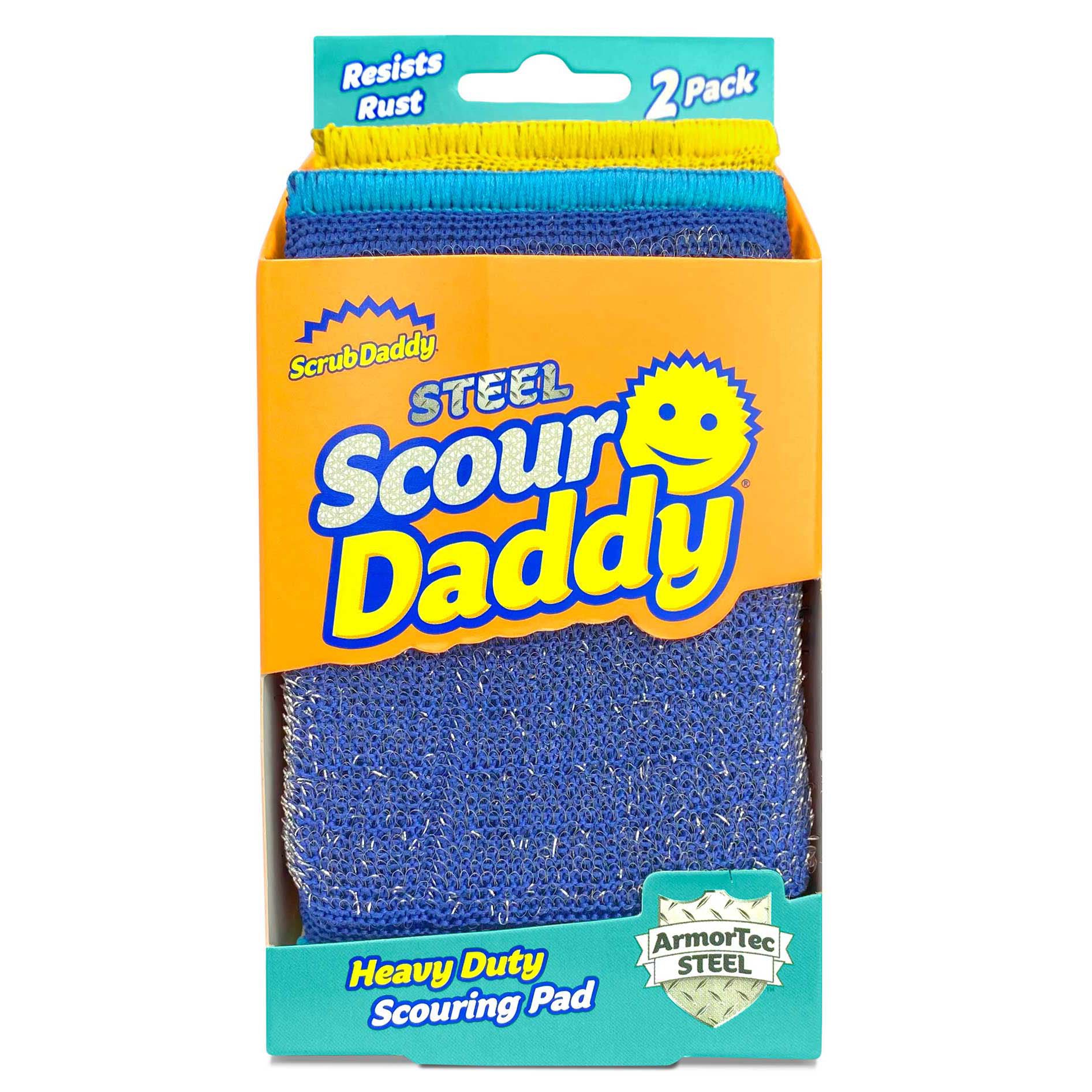 Scrub Daddy Steel Sour Daddy Heavy Duty Scouring Pads Shop Sponges & scrubbers at HEB