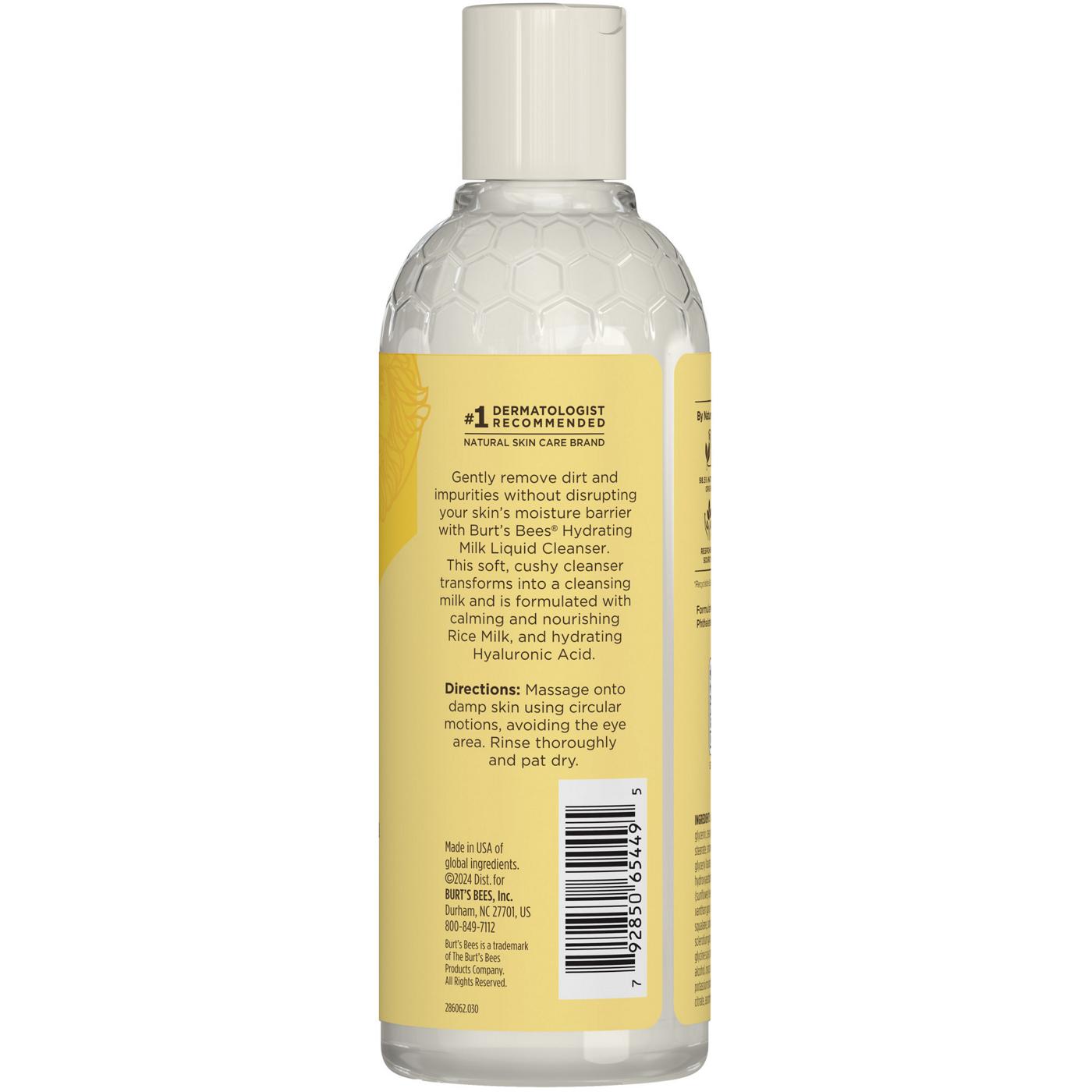 Burt's Bees Hydrating Milk Cleanser; image 3 of 3