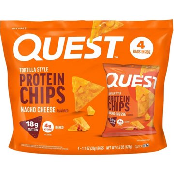 Quest Tortilla-Style 18g Protein Chips Multipack - Nacho Cheese