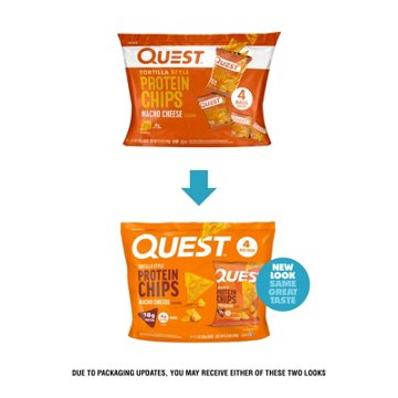 Quest Tortilla-Style 18g Protein Chips Multipack - Nacho Cheese