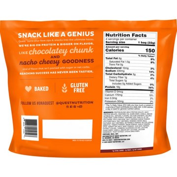 Quest Tortilla-Style 18g Protein Chips Multipack - Nacho Cheese