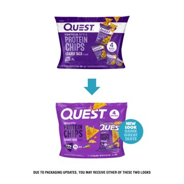 Quest Tortilla-Style 19g Protein Chips Multipack - Loaded Taco