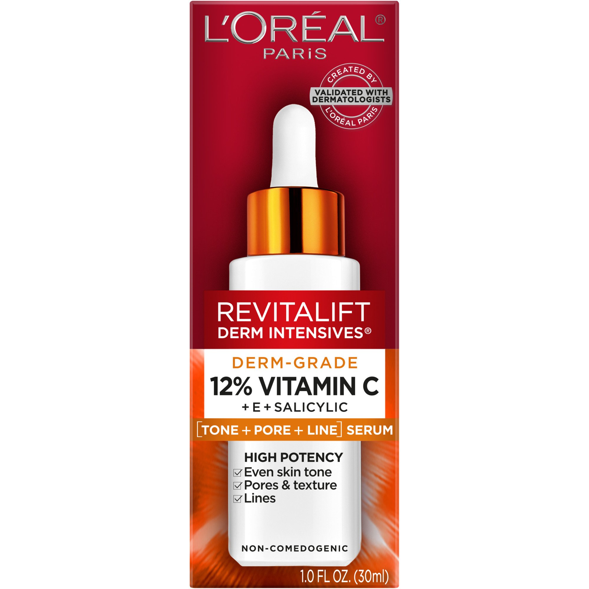 Oprechtheid Weggelaten assistent L'Oréal Paris Revitalift 12 percent Pure Vitamin C, E, Salicylic Acid Serum  - Shop Bath & Skin Care at H-E-B