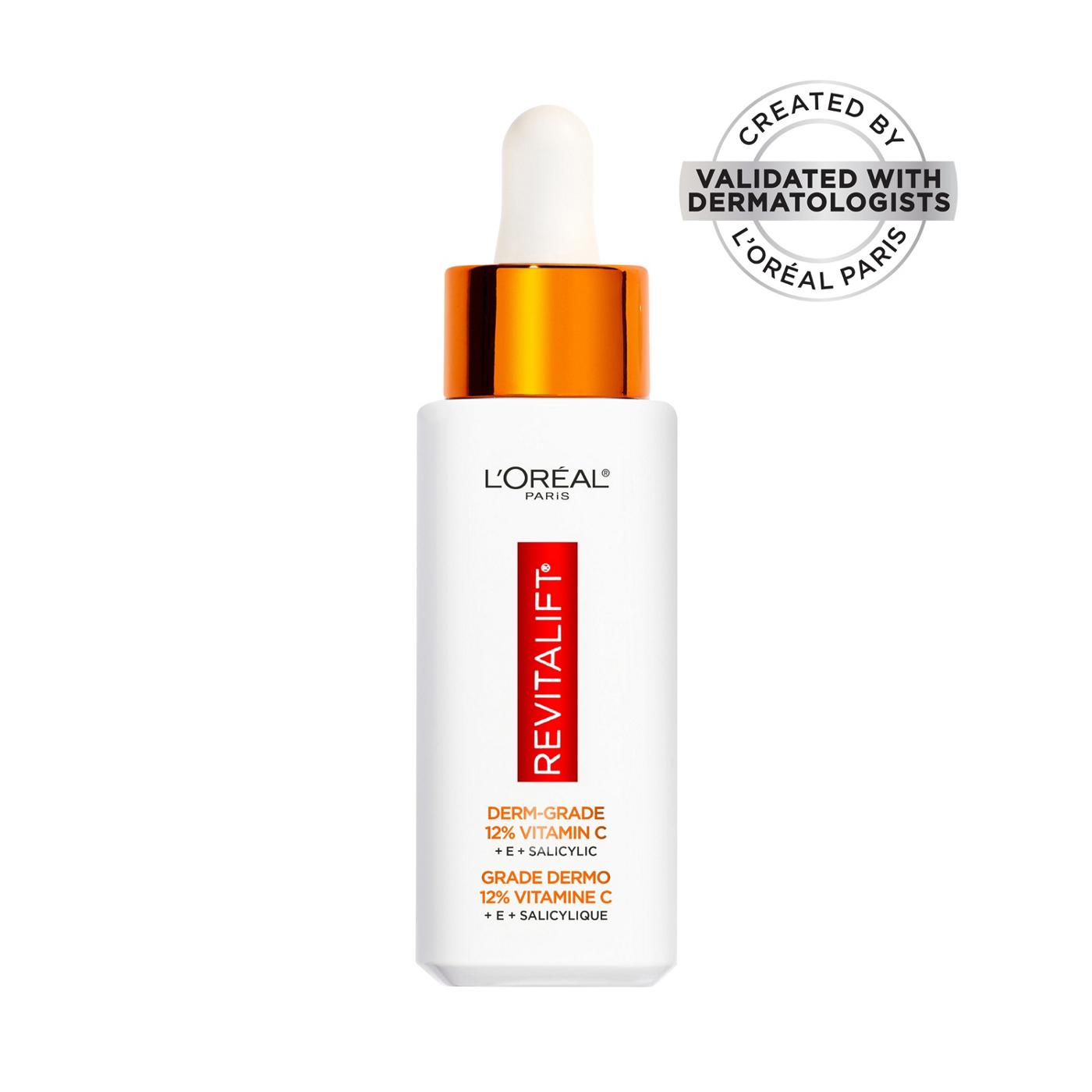 L'Oréal Paris Revitalift Derm Intensives 12% Vitamin C + E + Salicylic Acid Serum; image 2 of 9
