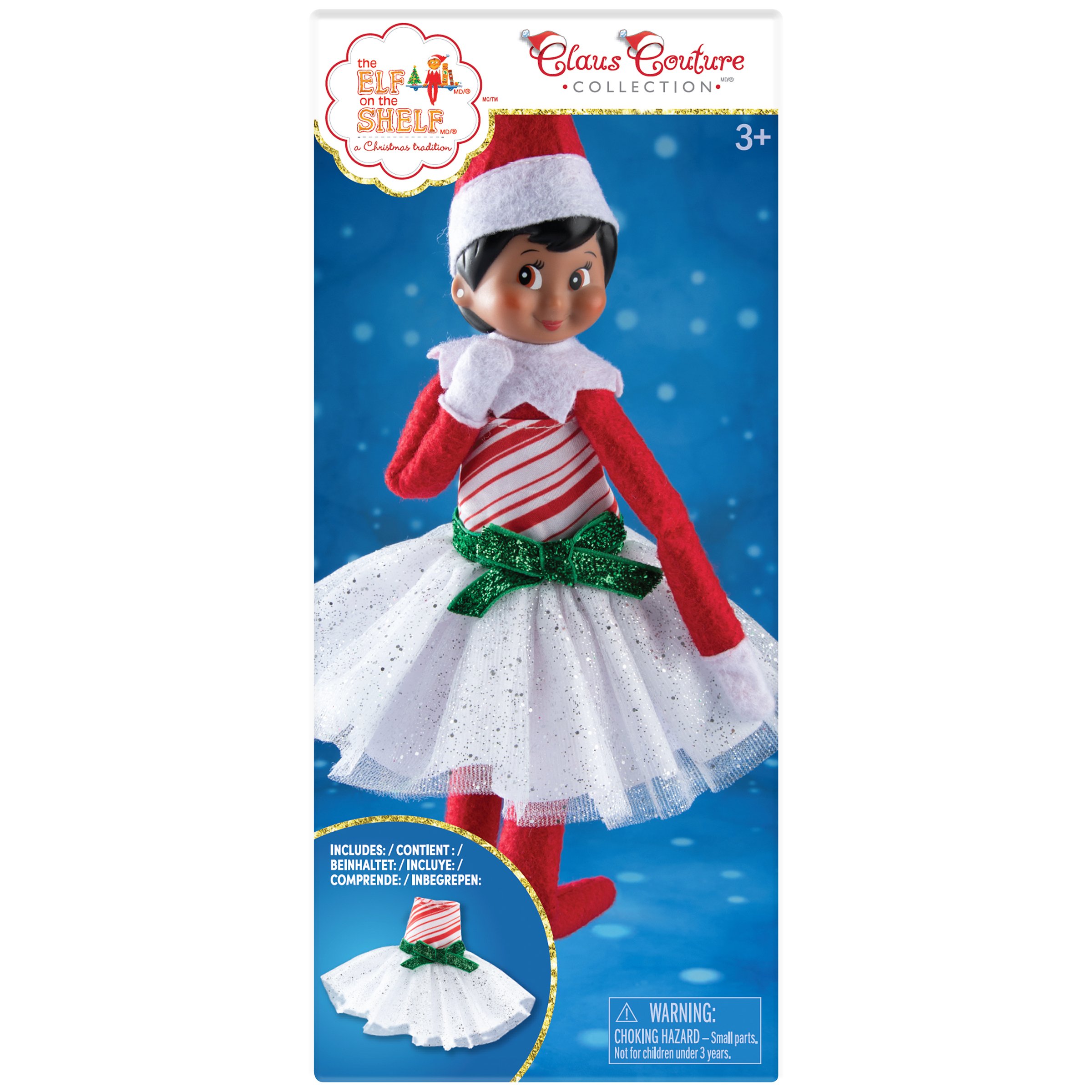 The Elf On The Shelf Claus Couture Collection Candy Cane Classic Dress ...