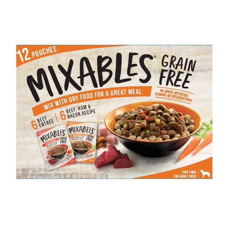 Mixables Grain Free Beef Variety Pack Dog Meal Topper, 3 oz Shop Food