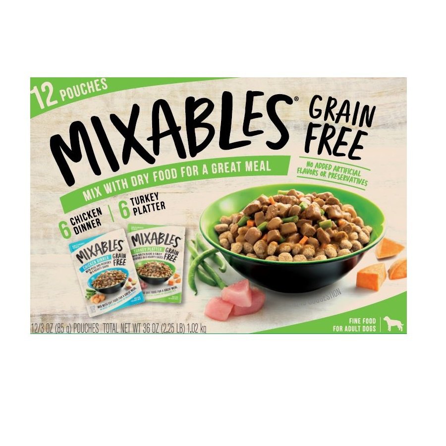 Mixables Grain Free Poultry Variety Pack Dog Meal Toppers, 3 oz Shop