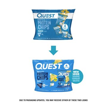 Quest Tortilla-Style 19g Protein Chips Multipack - Ranch